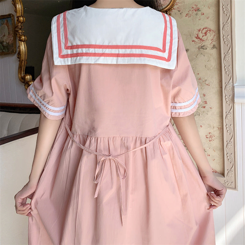 Japanese Sailor Collar Dress – Sweet Style | same ANTHEM