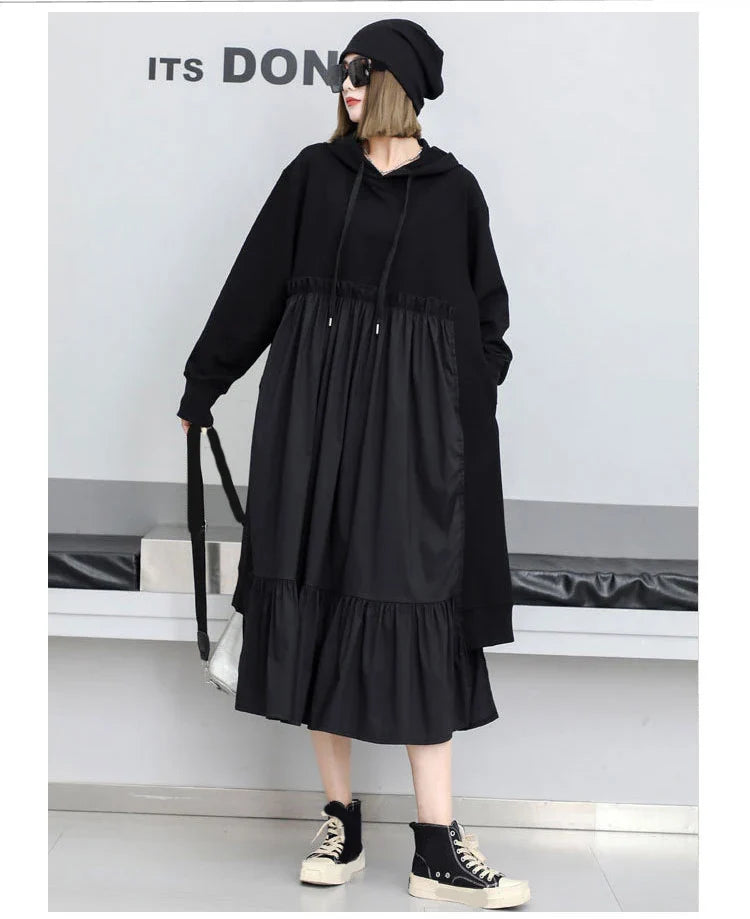 Japanese Style Patchwork Dress – Soulmate Streetwear | same ANTHEM - black / One Size