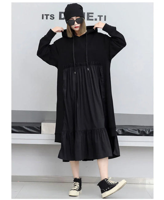 Japanese Style Patchwork Dress – Soulmate Streetwear | same ANTHEM - black / One Size