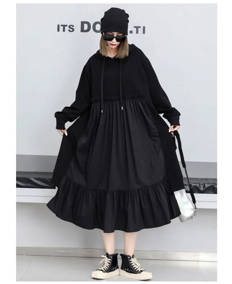 Japanese Style Patchwork Dress – Soulmate Streetwear | same ANTHEM - black / One Size