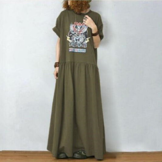 Japanese Style Printed Shirt Dress – Casual Cool for Soulmates | Same ANTHEM