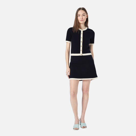 Knitted French Mini Suit Set – same ANTHEM