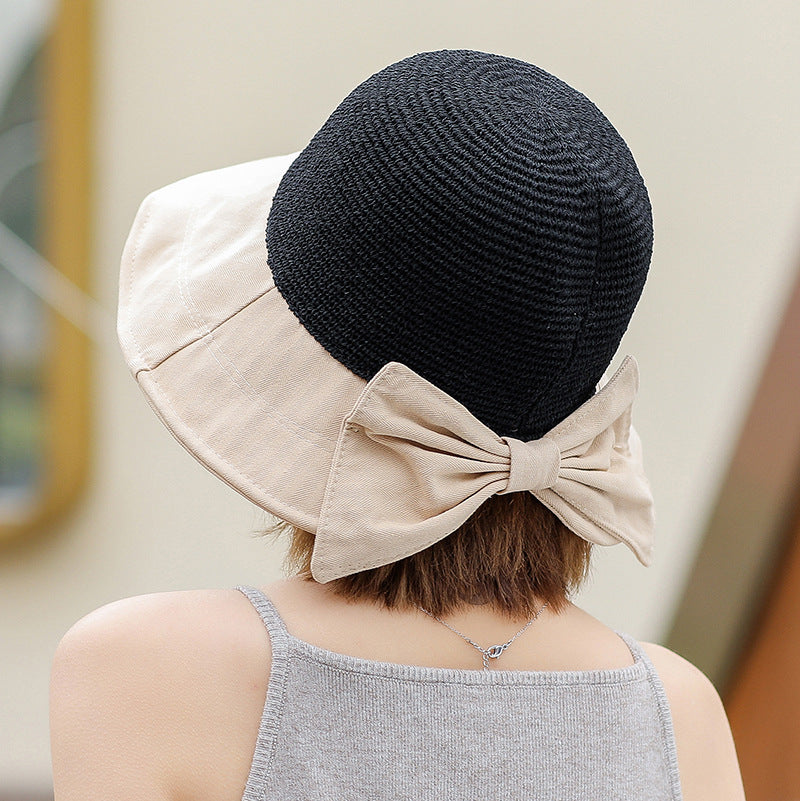 Korean Bow Sunshade Hat – Soulmate Streetwear Essential | same ANTHEM.