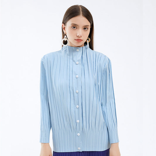 Korean High Neck Buckle Windbreaker – same ANTHEM. Soulmate Streetwear for Women