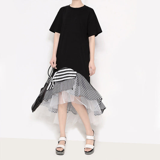 Korean Style Chiffon Autumn Dress – Romantic Streetwear | same ANTHEM