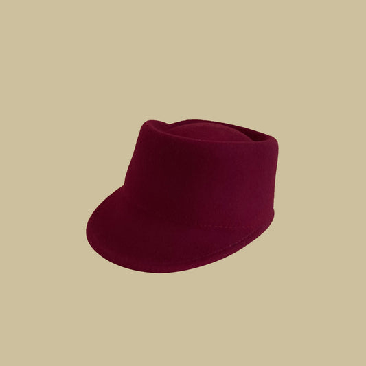 Korean Wool Fedora Hat – Soulmate Streetwear Essential | same ANTHEM. - wine red