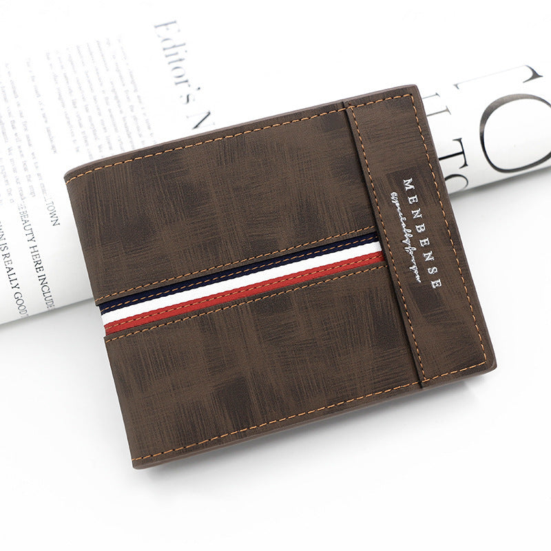 Large Capacity Tri-fold Wallet – same ANTHEM. Soulmate Streetwear Accessory - D330121 Dark Brown