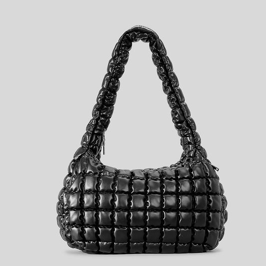 Large PU Shoulder Bag – Everyday Streetwear for Soulmates | same ANTHEM - black