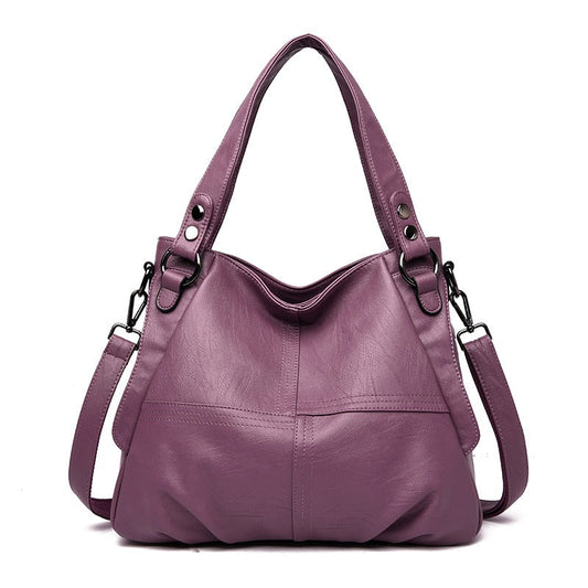 Large Sheepskin Shoulder Bag | same ANTHEM. Soulmate Streetwear - Violet