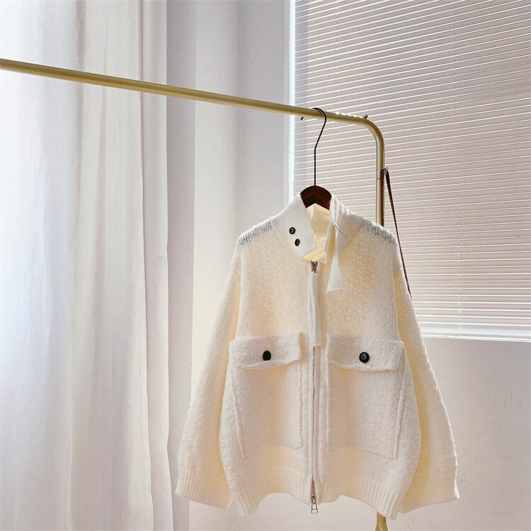 Lazy Style Thickened Sweater Coat for Women - Japanese Streetwear Chic | same ANTHEM - Beige / One Size