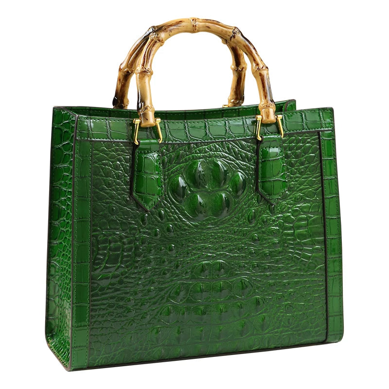 Leather Bamboo Messenger Bag – Soulmate Streetwear Style | same ANTHEM