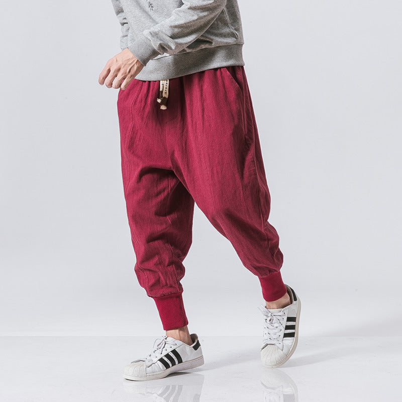 Loose Chinese Streetwear Pants – Everyday Style for Soulmates | same ANTHEM - red / M