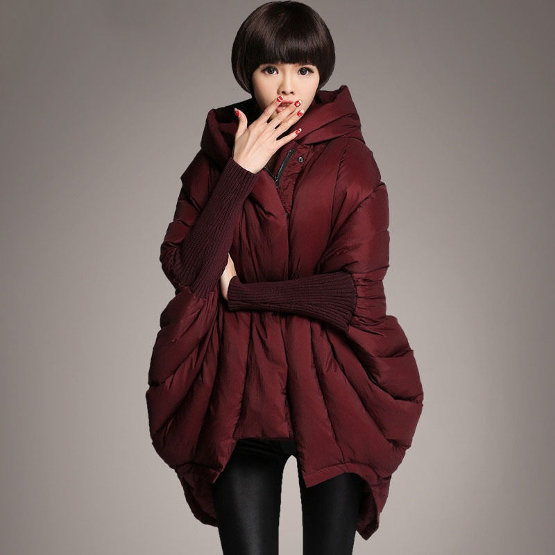 Loose Down Jacket | same ANTHEM. - Wine Red / One Size