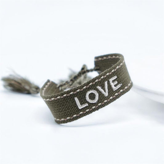 LOVE Woven Bracelet | same ANTHEM. – Handmade Reminder for the Heart