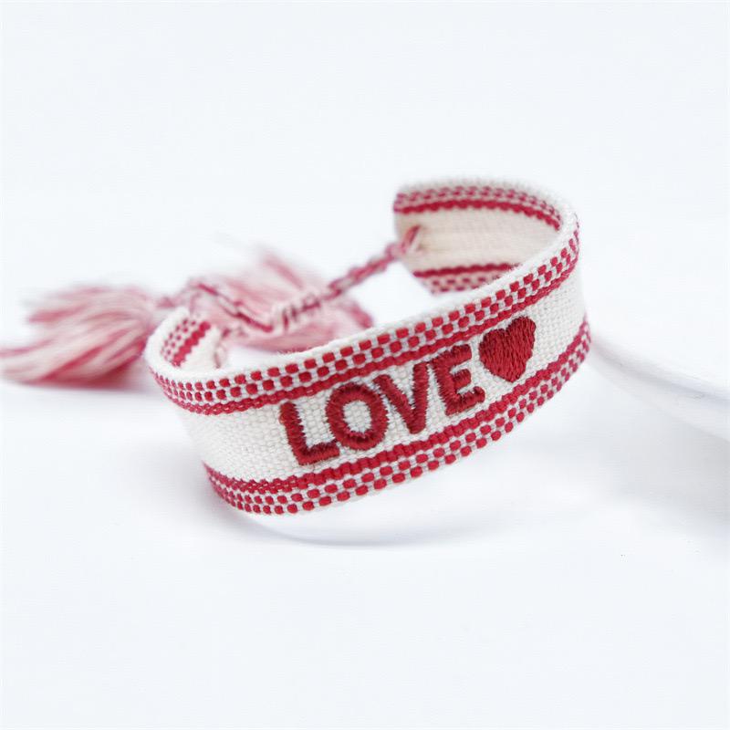 LOVE Woven Bracelet | same ANTHEM. – Handmade Reminder for the Heart