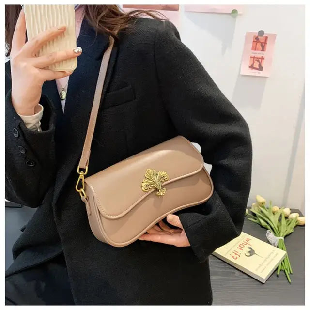 Luxury Crossbody Bag – Chic Streetwear Elegance | same ANTHEM - Khaki / 25*15*7
