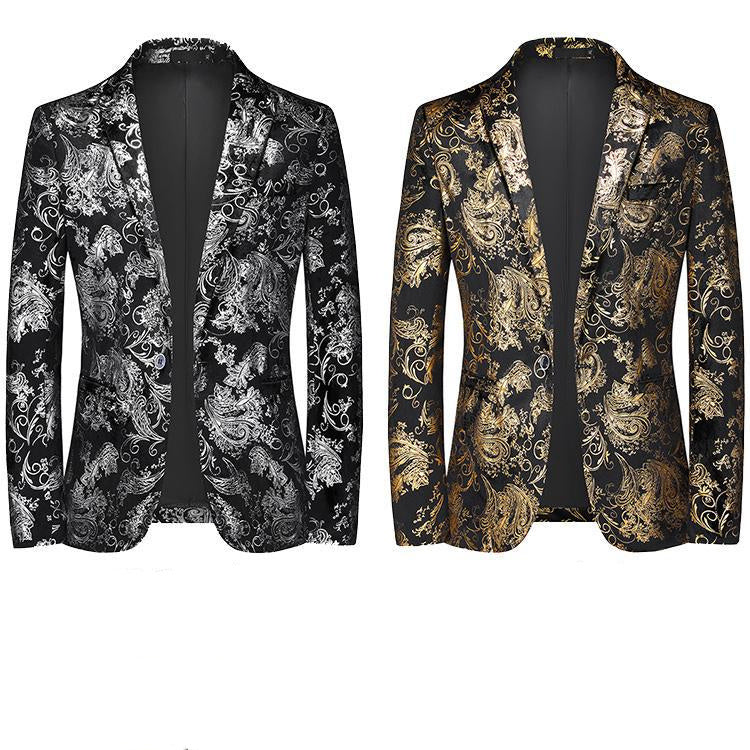 Men’s Bronzing Suit Jacket – Elegant Statement Piece for Weddings & Events | same ANTHEM