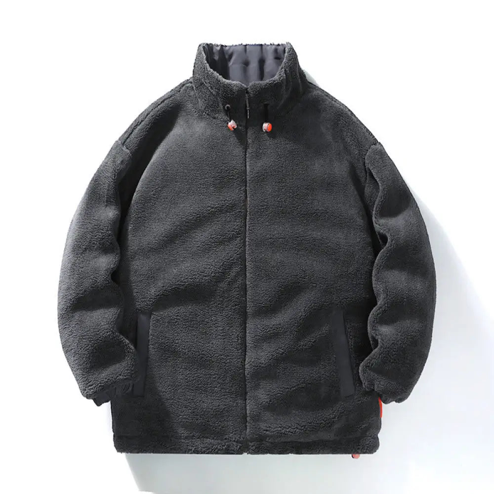 Men’s Cotton Padded Coat | Thickened Warm Winter Coat | same ANTHEM. - Dark Gray / L
