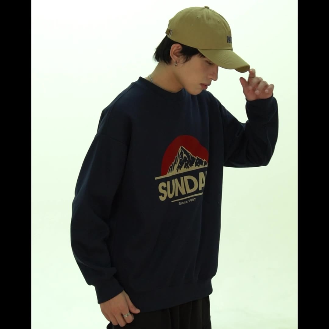 Men’s Cotton Round Neck Sweater – Streetwear Chic | same ANTHEM