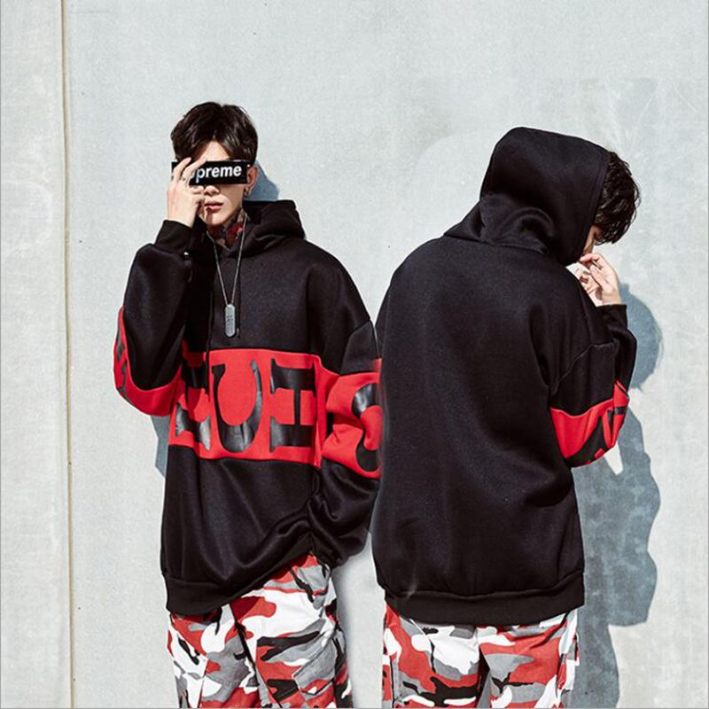 Men’s Hip Hop Hoodie – Letter Print Streetwear | same ANTHEM