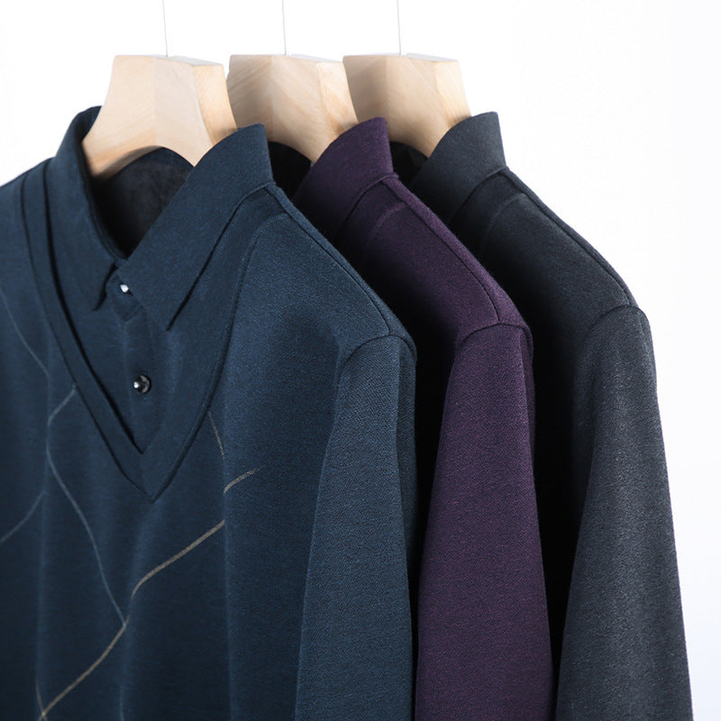 Men’s Long Sleeve Two-Piece Look T-shirt | same ANTHEM.