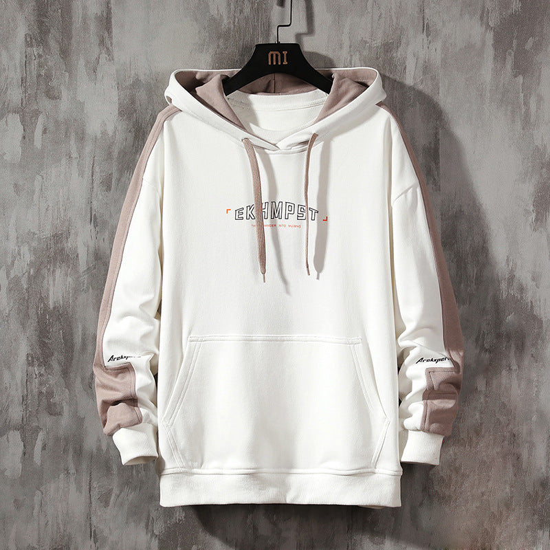 Men’s Loose Pullover Hoodie – Fall Streetwear | same ANTHEM - Y180 White / M
