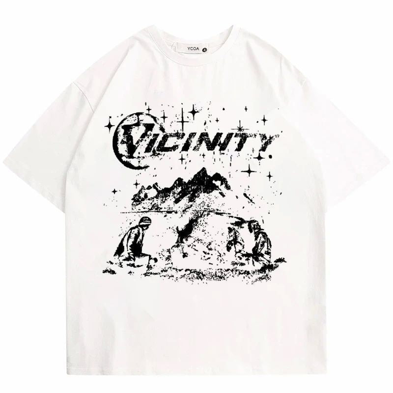 Men’s Loose Vicinity Print T-Shirt – same ANTHEM. Soulmate Streetwear