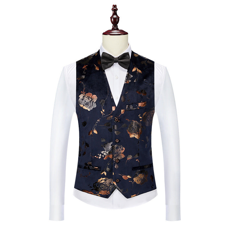 Men’s Printed Tie Suit Set – Elegant Statement for Weddings & Events | same ANTHEM.