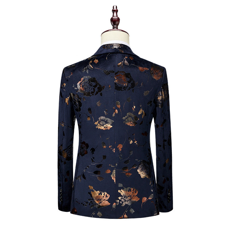 Men’s Printed Tie Suit Set – Elegant Statement for Weddings & Events | same ANTHEM.