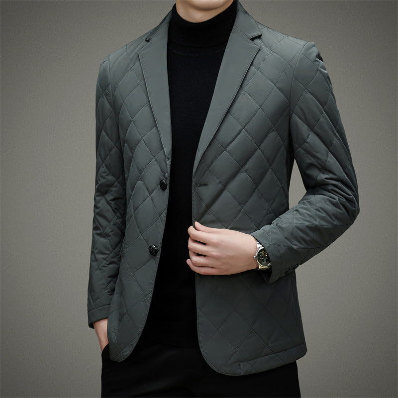 Men’s Short Business Casual Jacket – Korean Slim & Elegant | same ANTHEM