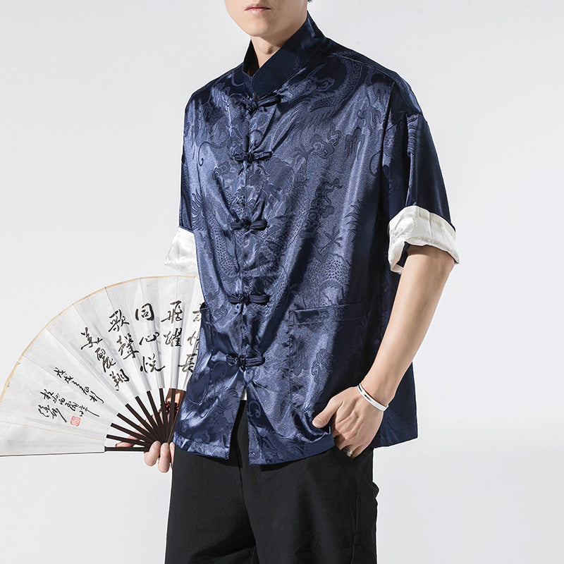 Men’s Short-Sleeved Shirt Coat | same ANTHEM. Soulmate Streetwear for Friends & Besties