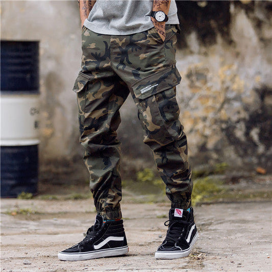 Men’s Streetwear Camo Harem Pants – Casual Cool Slim Fit | same ANTHEM - Camouflage / S