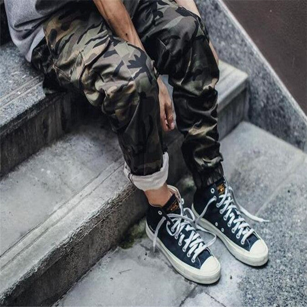 Men’s Streetwear Camo Harem Pants – Casual Cool Slim Fit | same ANTHEM