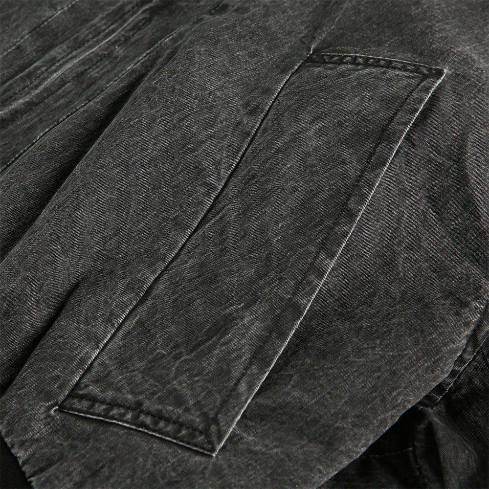 Men’s Vintage Washed Denim Jacket | same ANTHEM. Soulmate Streetwear