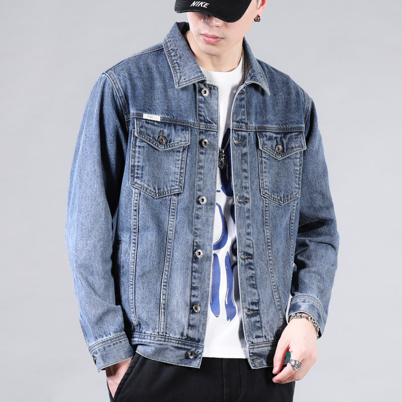 Men’s Washed Casual Denim Jacket – Soulmate Streetwear | same ANTHEM.