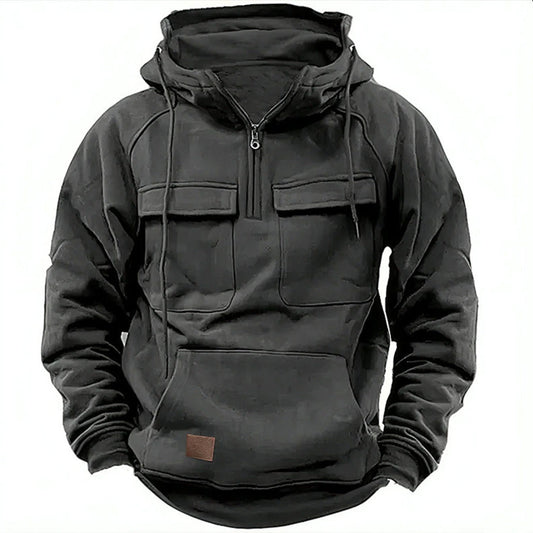 Men’s Workwear Hoodie – Casual Streetwear for Soulmates | same ANTHEM - Dark gray / S