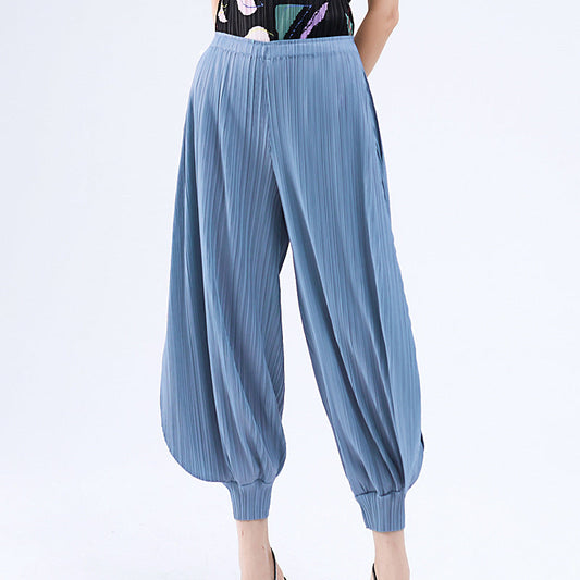Miyake Wide Leg Bloomers for Women | Japanese Style Jasmine Pants | same ANTHEM.