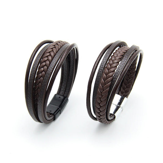 Multi Layer Handmade Woven Bracelet for Men Soulmate Wear & Vintage Style | Same ANTHEM.
