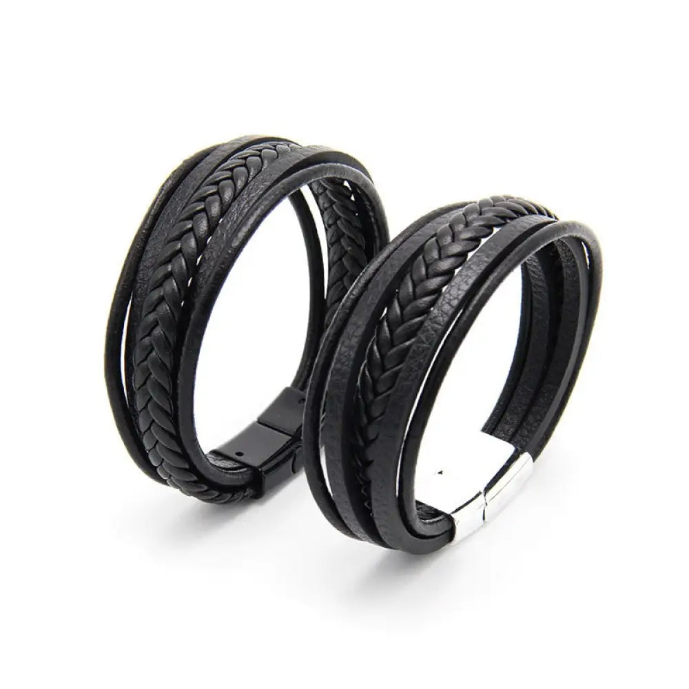 Multi Layer Handmade Woven Bracelet for Men Soulmate Wear & Vintage Style | Same ANTHEM.