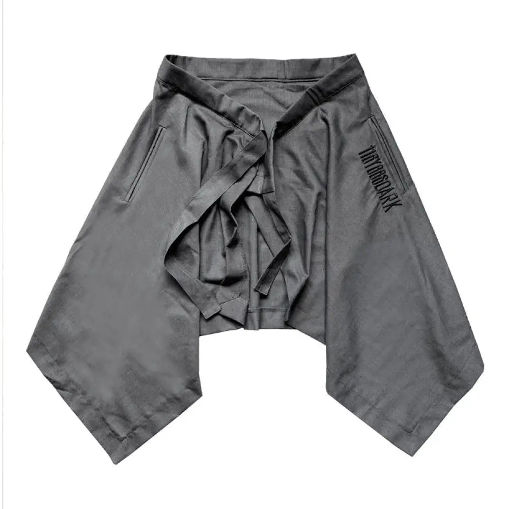 Multi-Layered Waist Harem Pants – Casual Streetwear for Lovers & Soulmates | same ANTHEM - Grey / One size - Pants