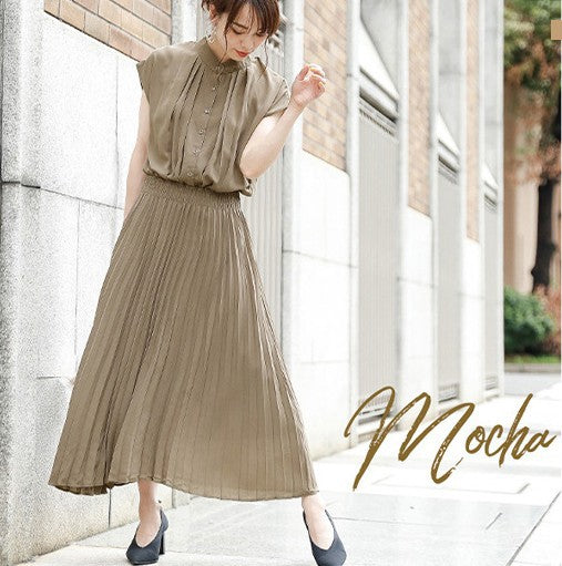 New Elegant Japanese Style Chiffon Dress | Romantic Short-Sleeved Dress for Women | Same Anthem