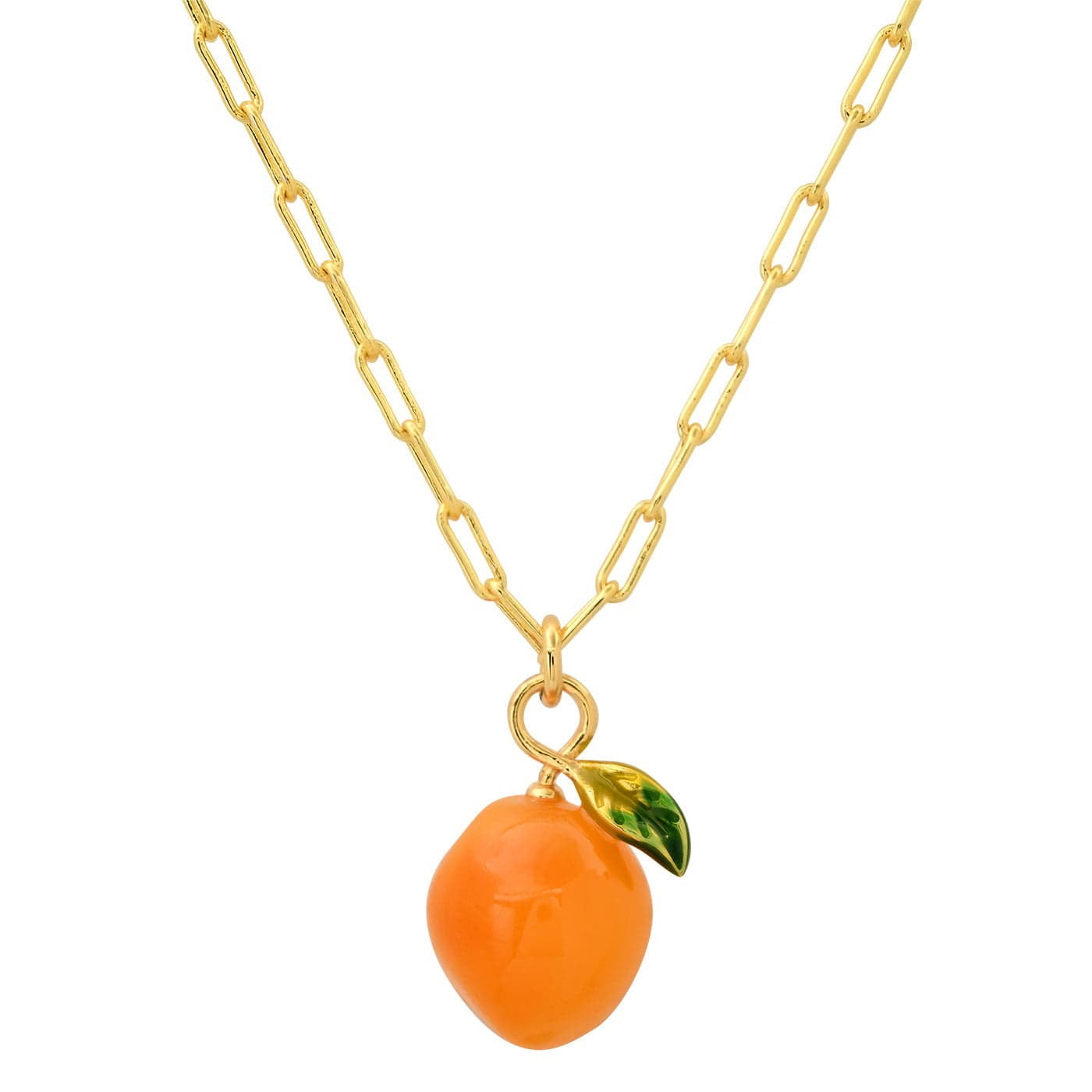 Orange Watermelon Grape Necklace | Boho Chic Clavicle Chain | same ANTHEM - Orange