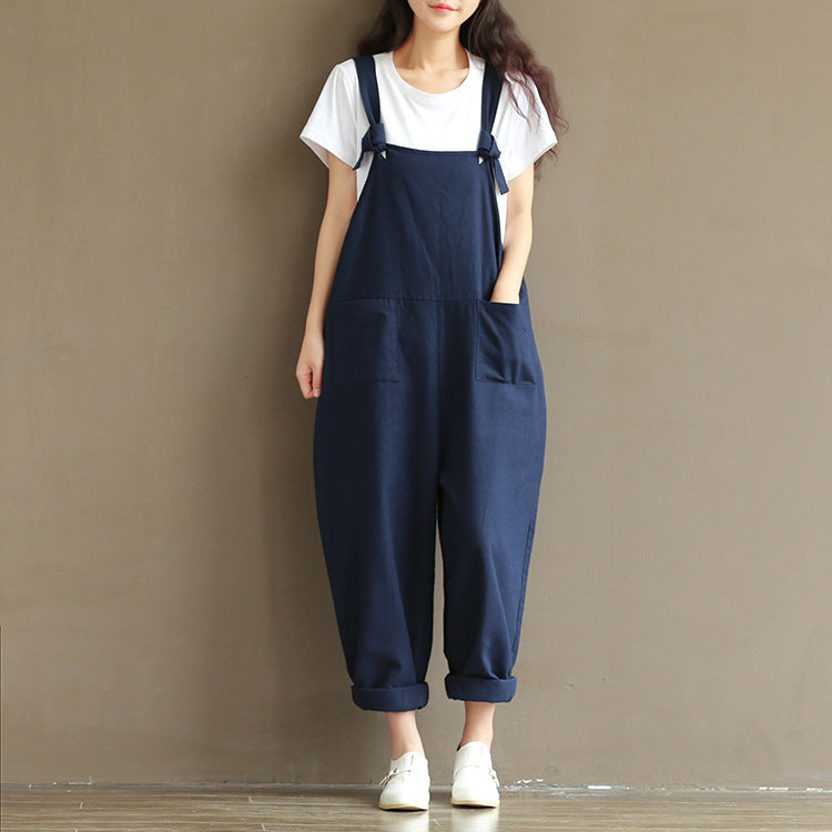 Oversized Dungaree Jumpsuit – Unique Fashion for Soulmates | same ANTHEM - Blue / 2XL - Pants