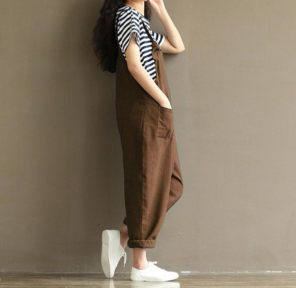 Oversized Dungaree Jumpsuit – Unique Fashion for Soulmates | same ANTHEM - Pants