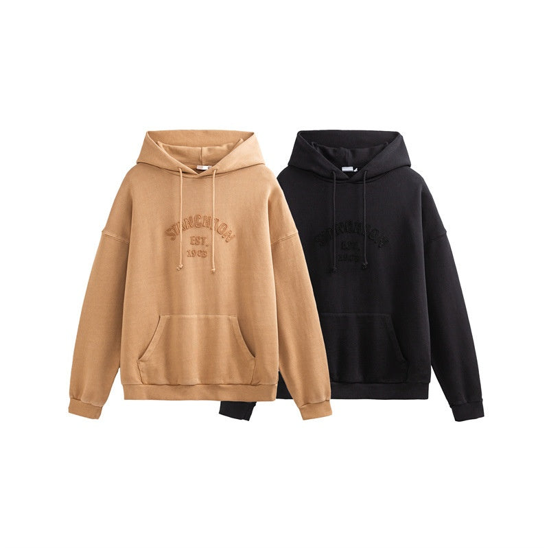 Oversized Embroidered Hoodie – Unisex Soulmate Streetwear | same ANTHEM