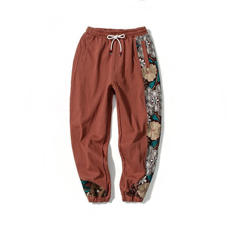 Oversized Embroidered Streetwear Pants – Dreamy Japanese Chic | same ANTHEM