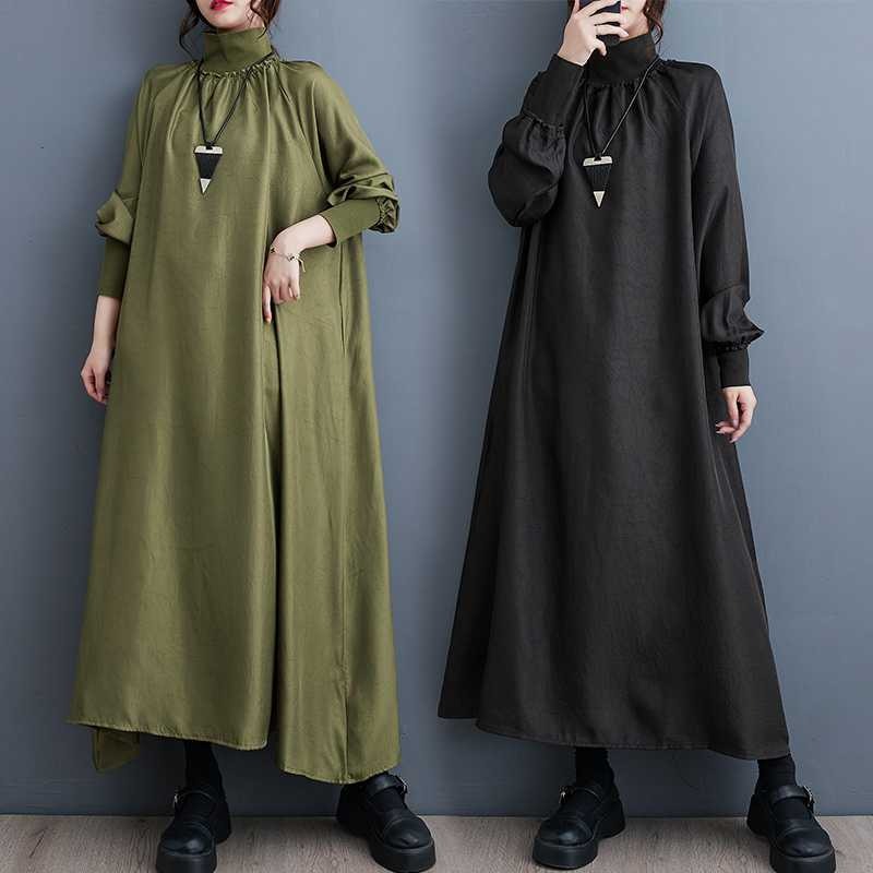 Oversized High Neck Long Dress – same ANTHEM. Soulmate Streetwear