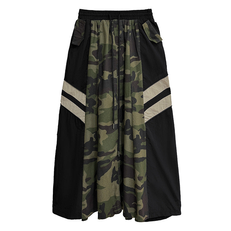 Patchwork Denim Camouflage Skirt – Soulmate Streetwear | same ANTHEM