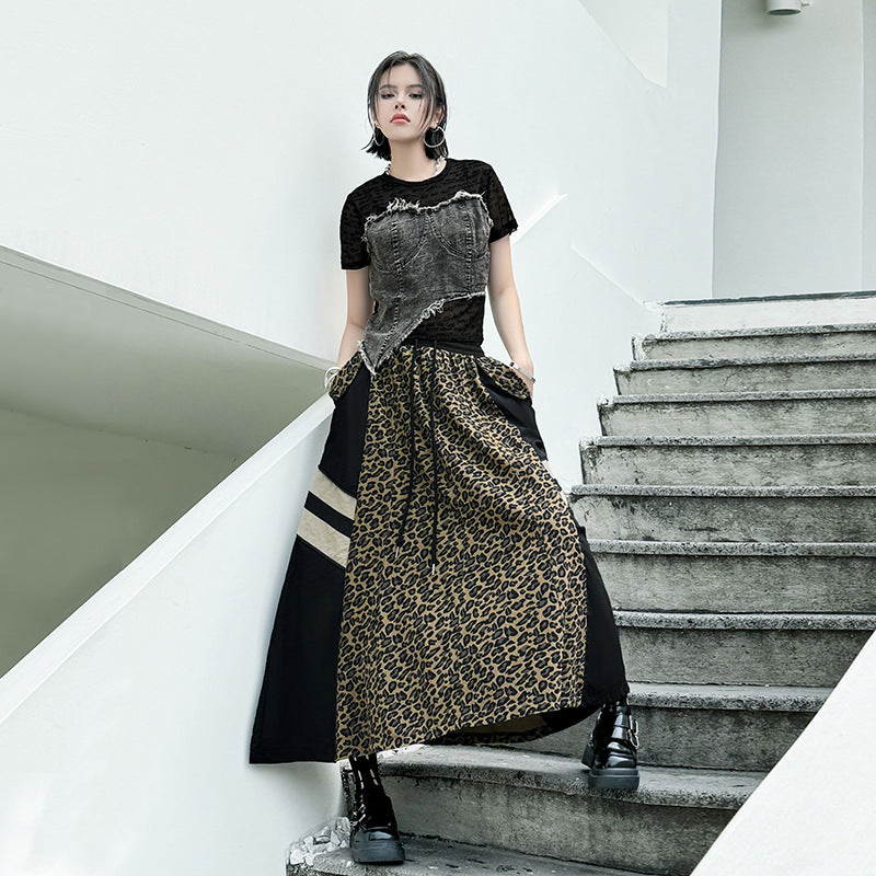 Patchwork Denim Camouflage Skirt – Soulmate Streetwear | same ANTHEM