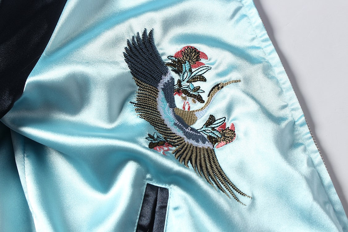 Pink Embroidered Reversible Baseball Jacket – Soulmate Streetwear same ANTHEM.